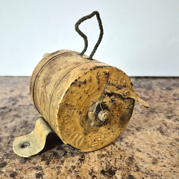 Antique Dustless Lowell Ever Ready Laundry Clothesline Reel, Patent ed1914 - Picture 6 of 8